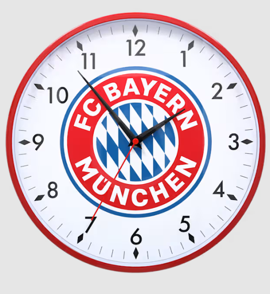 FC Bayern München - Wanduhr